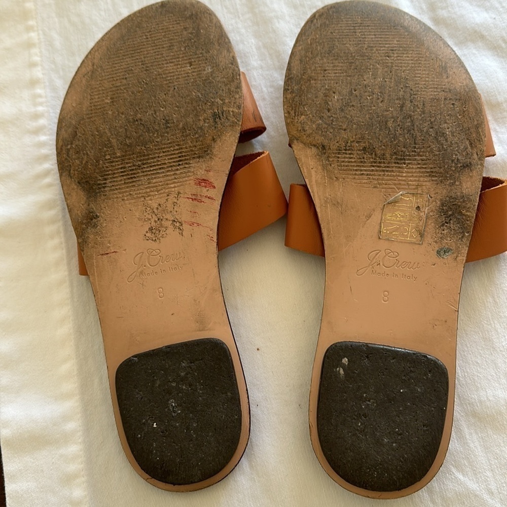 J. Crew Cyprus slides sandals tan size 8 - Picture 6 of 6